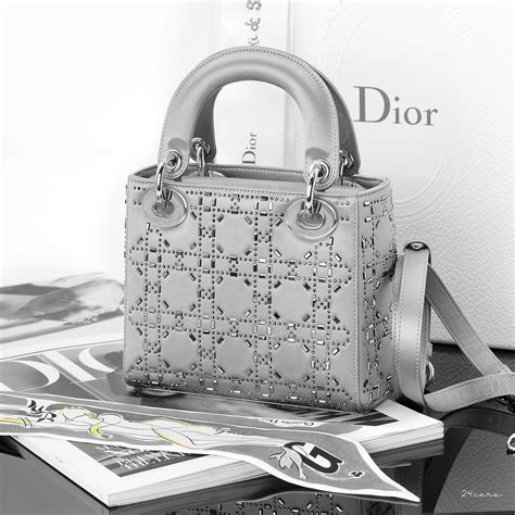 mini lady dior bag grey|pre owned lady dior bag.